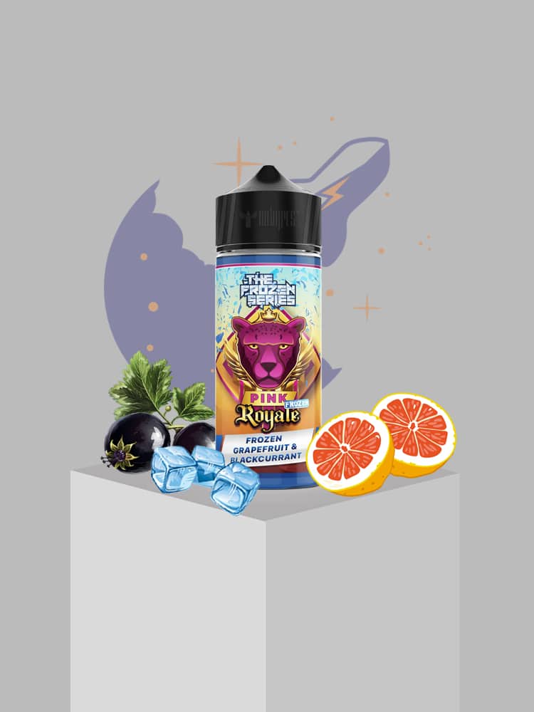 dr royal 120 دکتر ویپ - تمشک و گریپ فروت با یخ / Dr vape - Pink Royal - Image 1