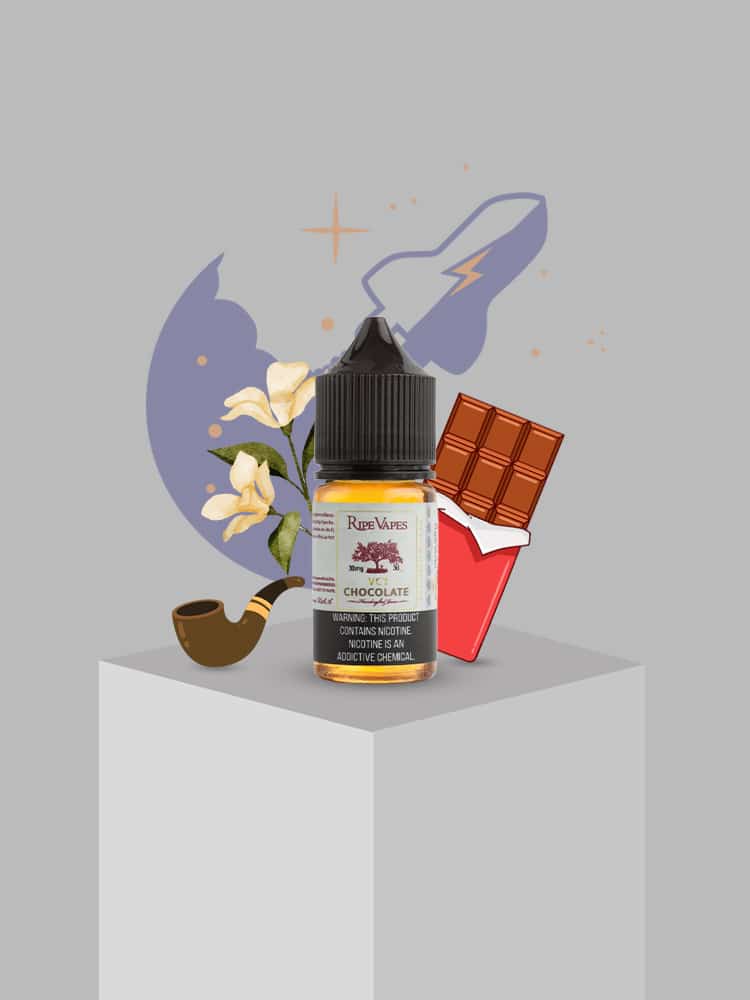 ripevapes vct chocolate 30mg رایپ ویپ - تنباکو وانیل با شکلات / Ripevapes - Vct chocolate - Image 1