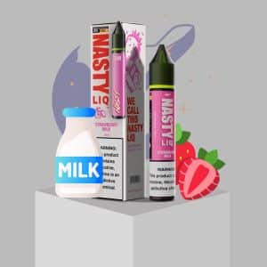 نستی (جدید) - شیر توت فرنگی / Nasty LIQ - Strawberry Milk