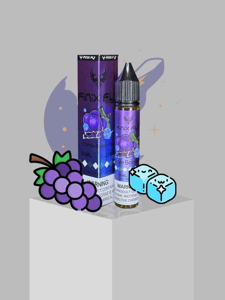 finix fly grape ice فینیکس - انگور یخ / Finix Fly - Purple bomb ice - Image 1