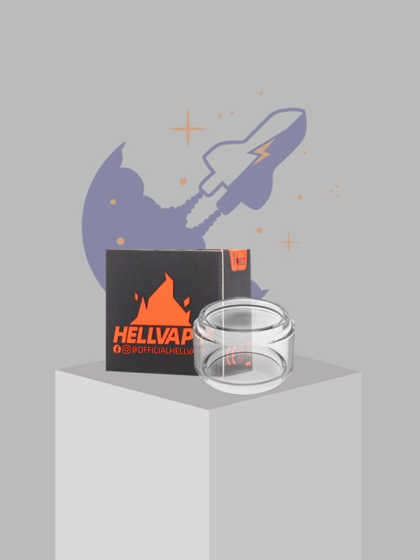 هل ویپ - شیشه اتومایزر فت ربیت / Hellvape - Fat rabbit RTA Bubble Glass Tube - Image 1